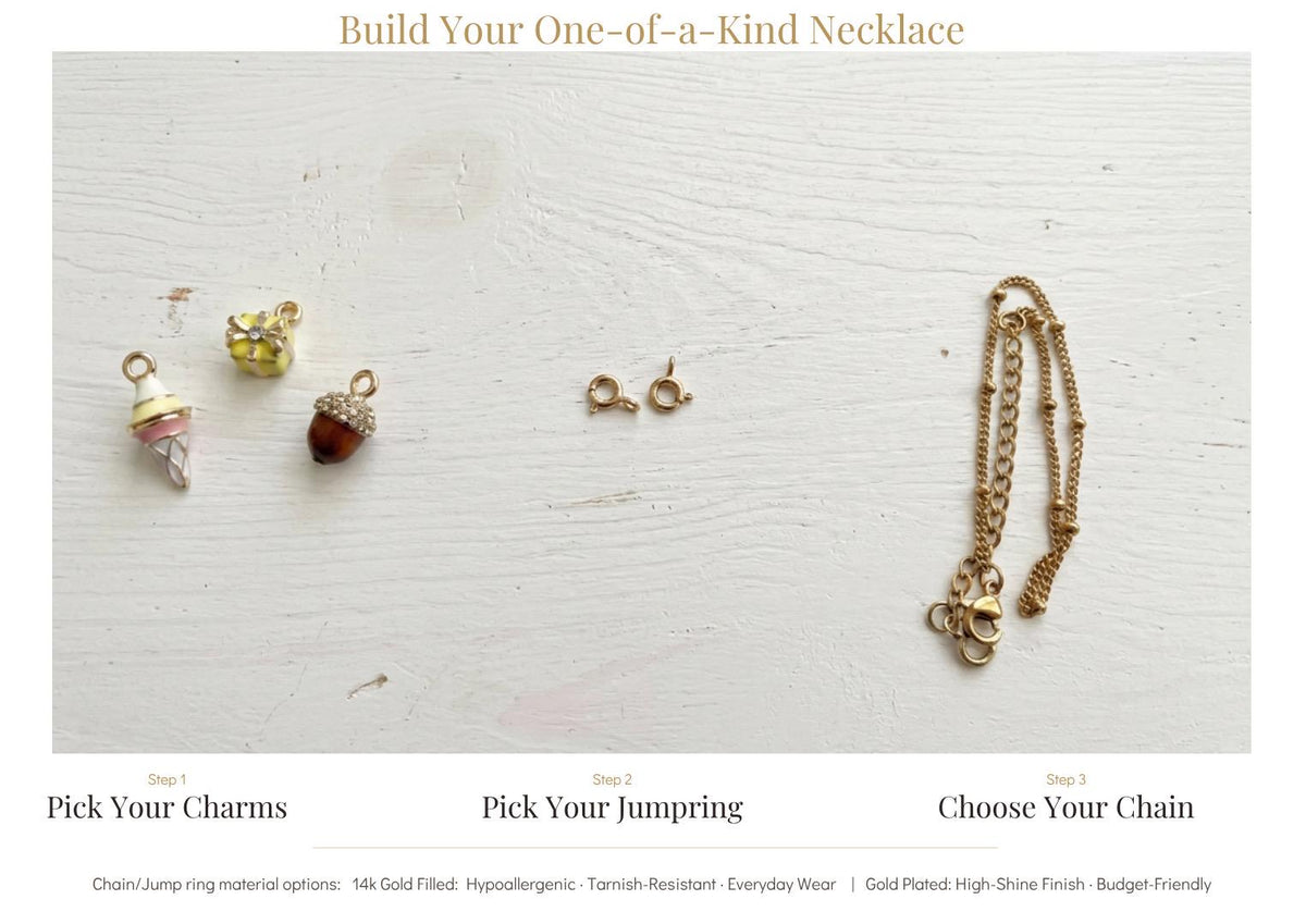 Handcrafted Enamel Pudding Charm, Whimsical Dessert Pendant, Dainty Jewelry, 18k Gold Plated Necklace Chain