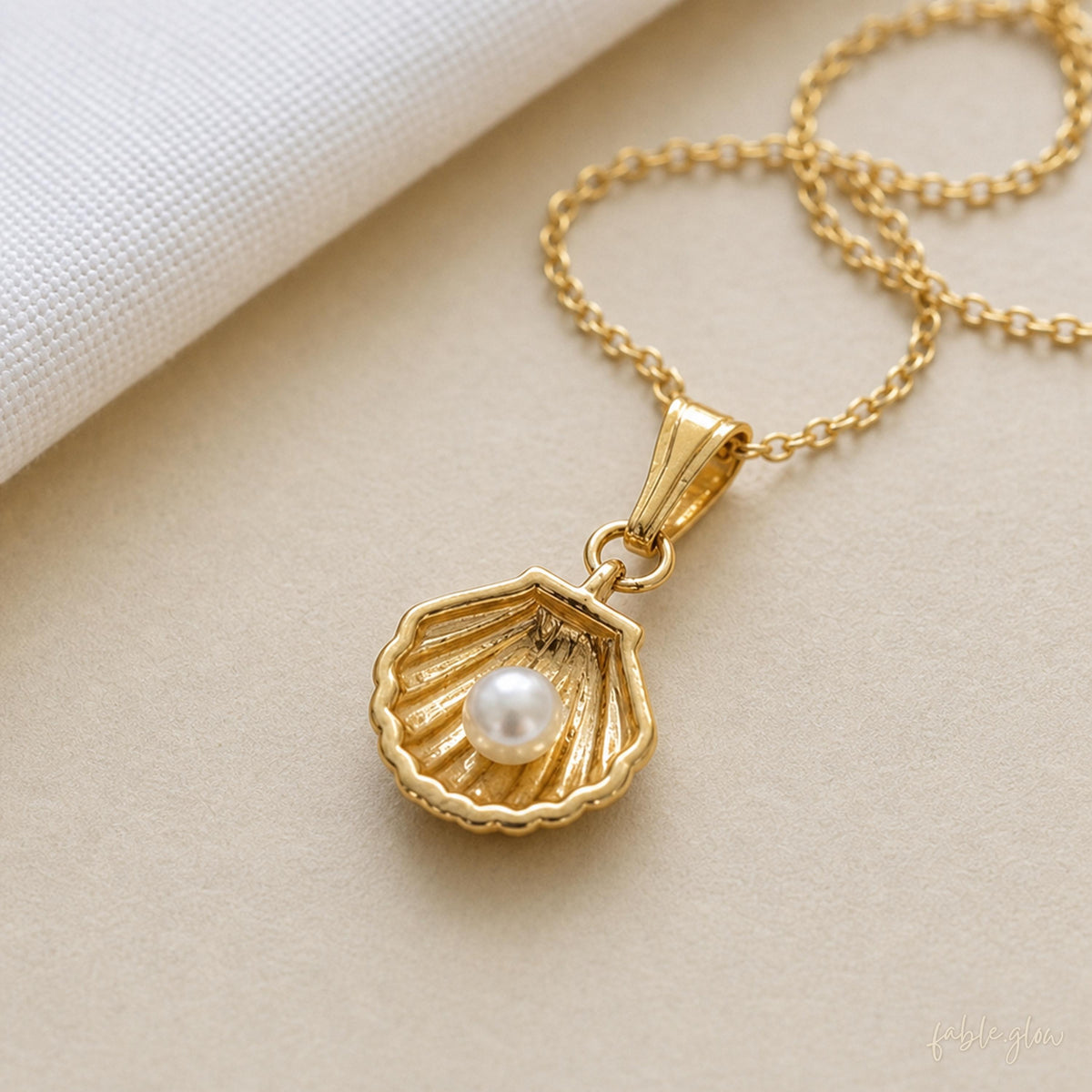 One Year Dating Gift for Girlfriend, Anniversary Gift, Freshwater Pearl Shell Necklace, Romantic Keepsake Jewelry, One and Only Pearl Gift