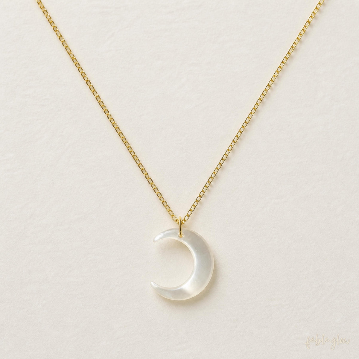 Mother of Pearl Moon Necklace, Back to School Gift, Dainty 14K Gold Filled Crescent Necklace, Teacher Appreciation, New Beginning Jewelry